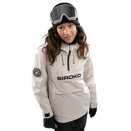 Damen Wintersport snowboardjacke für W6-W Eriz Beige