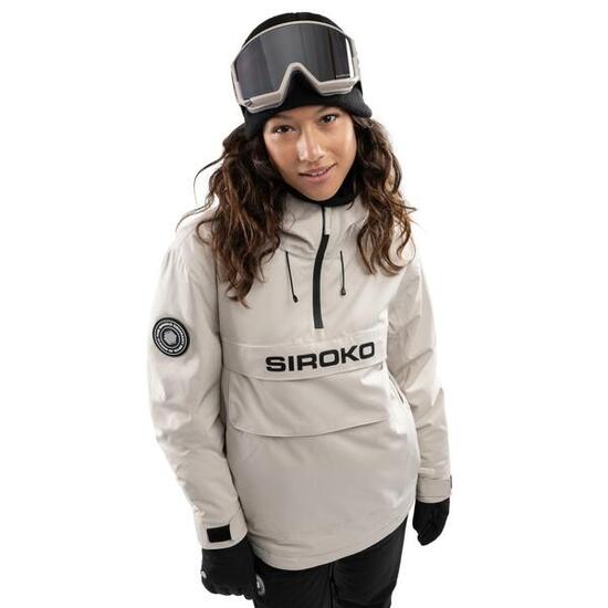 Damen Wintersport snowboardjacke für W6-W Eriz Beige