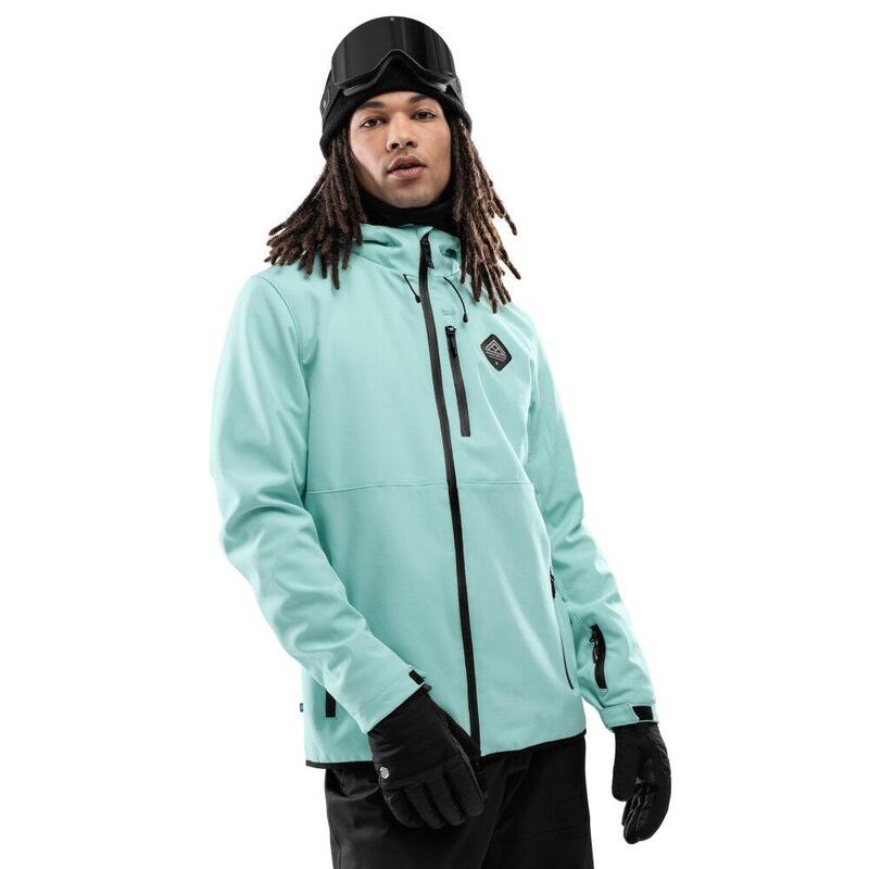 Pánská snowboardová bunda W2 Senja Tyrkysová