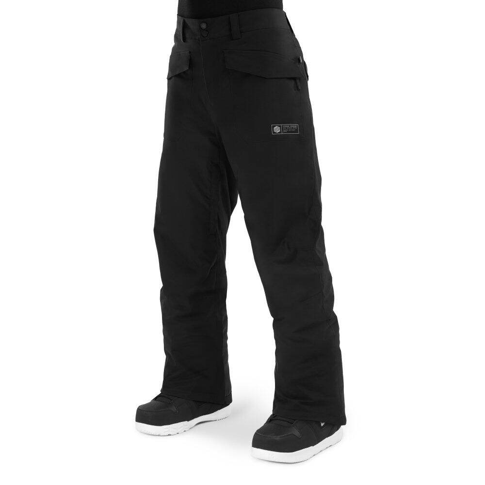 SIROKO Pantalón de nieve premium de hombre esquí y nieve Ultimate Nordic Negro
