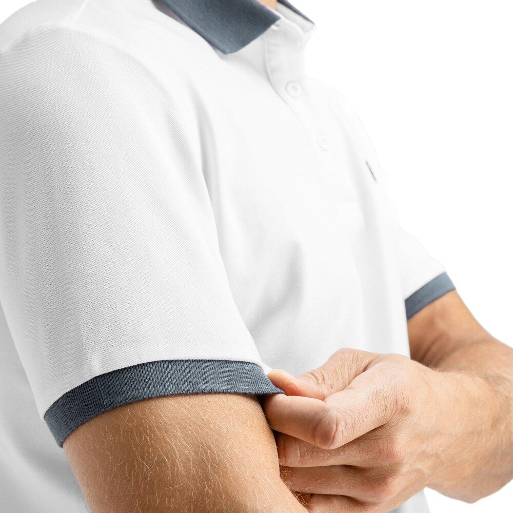 Herren Golf piqué-poloshirt Pinehurst White Weiß 4/8