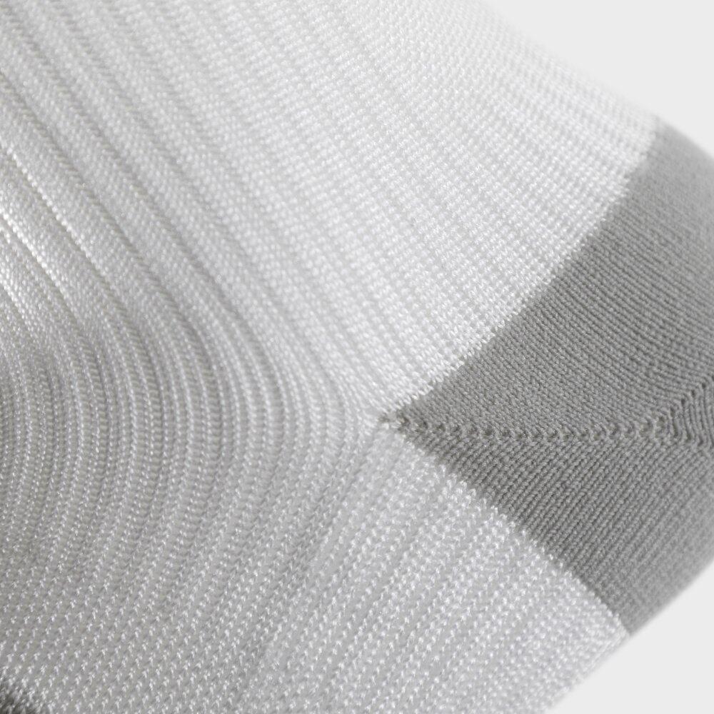 Heren en Dames Wintersport Snowboardsokken AORAKI White Wit 3/7