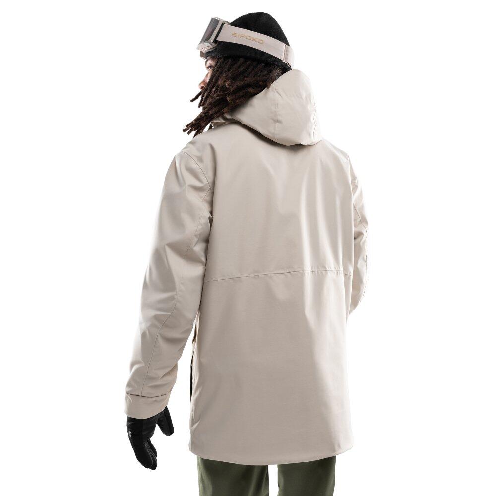 Giacca da snowboard premium da uomo Sport invernali SRX Astun Beige 2/8
