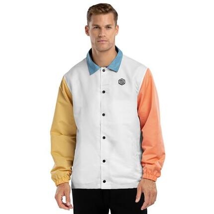 Herren Lifestyle coach-jacke für Mentawai Weiß