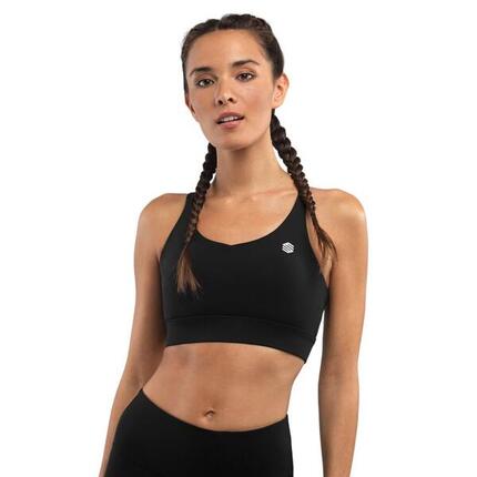 Damen Fitness Sport-BH - Starker Halt Pacemaker Black Schwarz