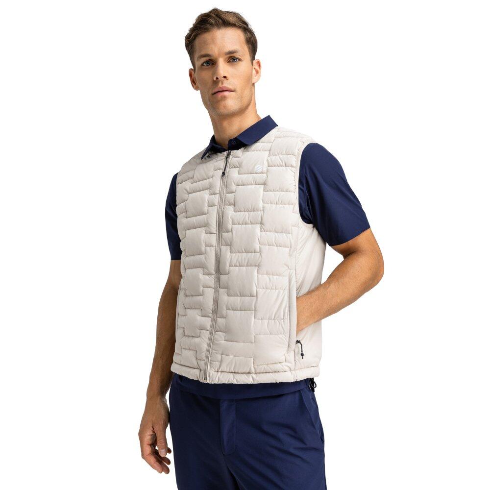 Men Golf 's insulated vest Royal Sand Beige