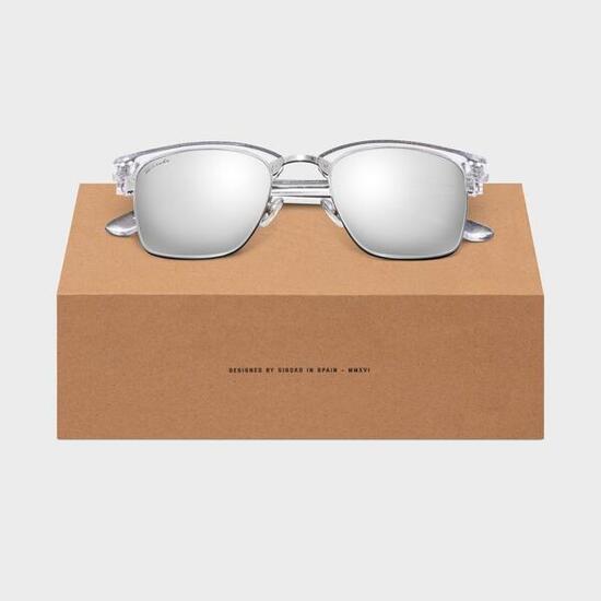 Lunettes de soleil fashion acier inox Lifestyle Homme et Femme Skyline Blanc