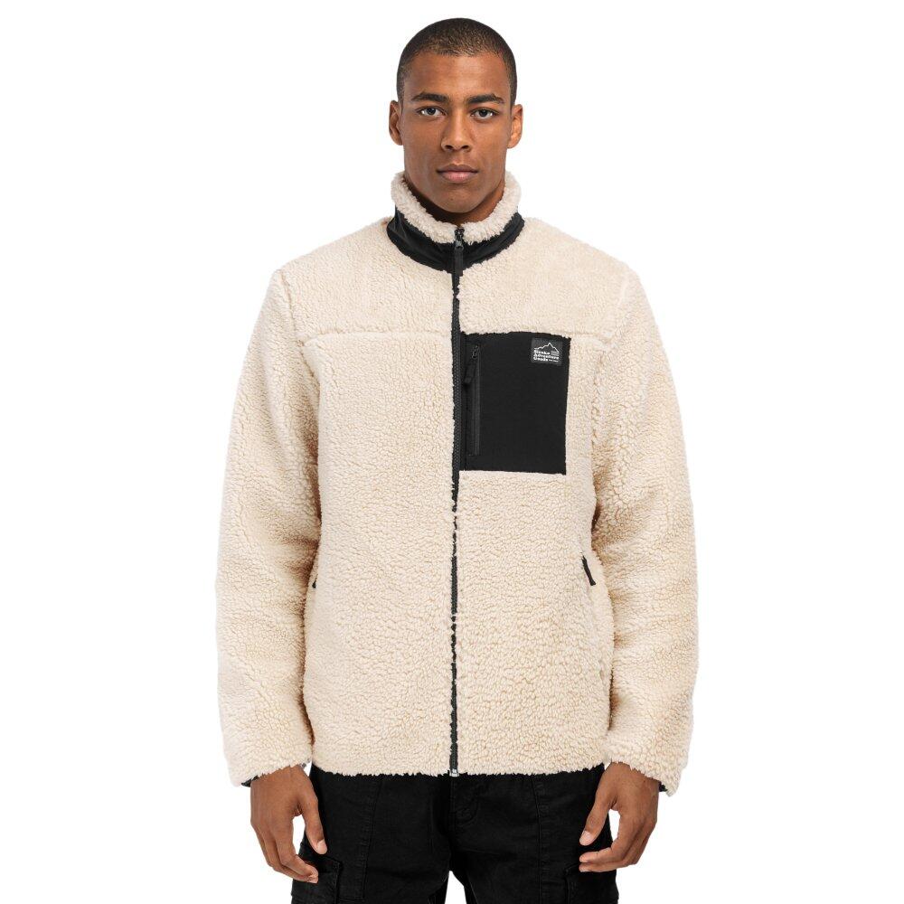 SIROKO Heren Lifestyle sherpa jas Levi Beige