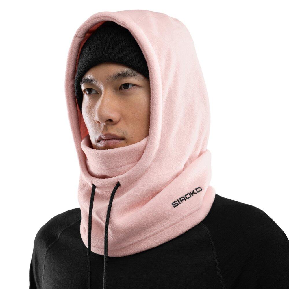 Balaclava de ski Desportos de inverno Homem e mulher HAIL Pink Rosa Chiclete 2/7