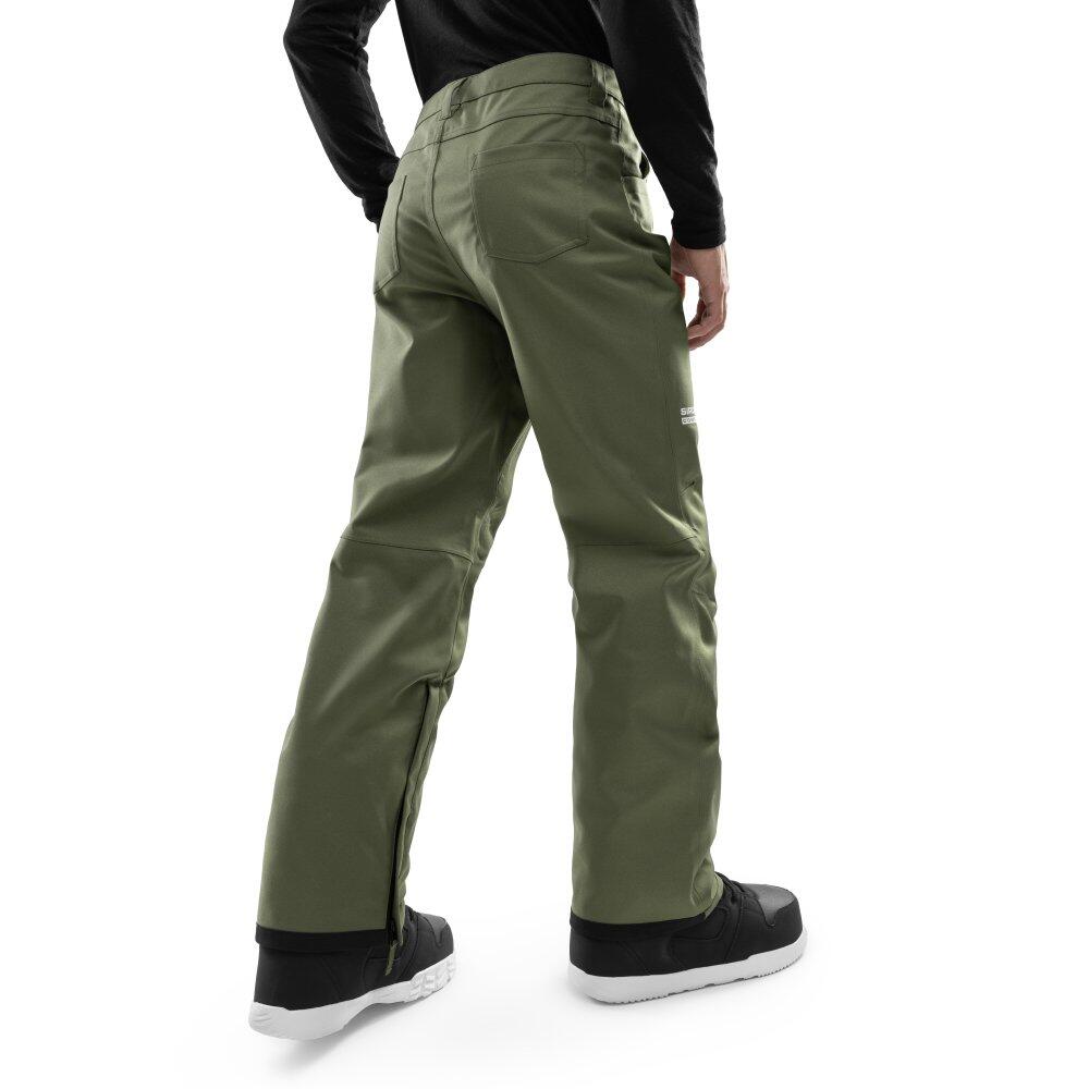 Pantalon snowboard hardshell homme Sports d'hiver P2 Taiga Vert 2/8