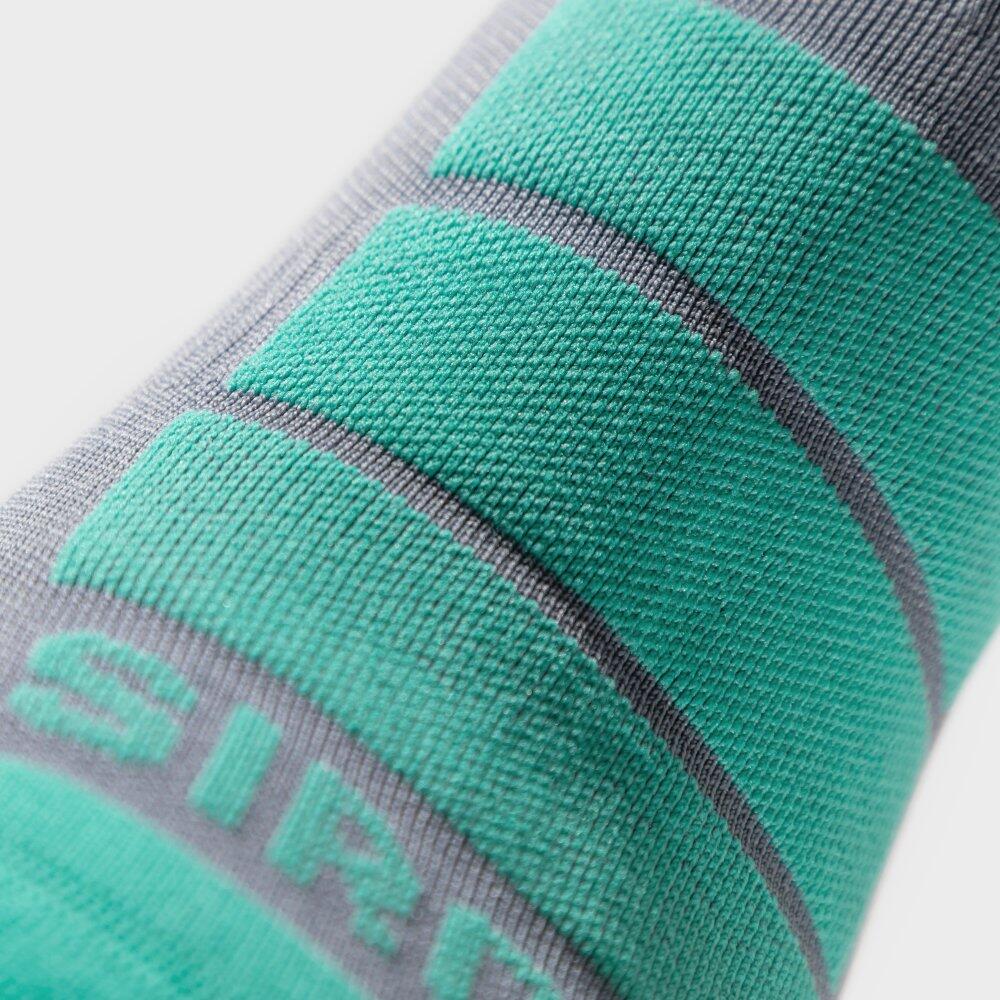 Meias para snowboard Desportos de inverno Homem e mulher Aoraki Crevasse Cinzent 3/7