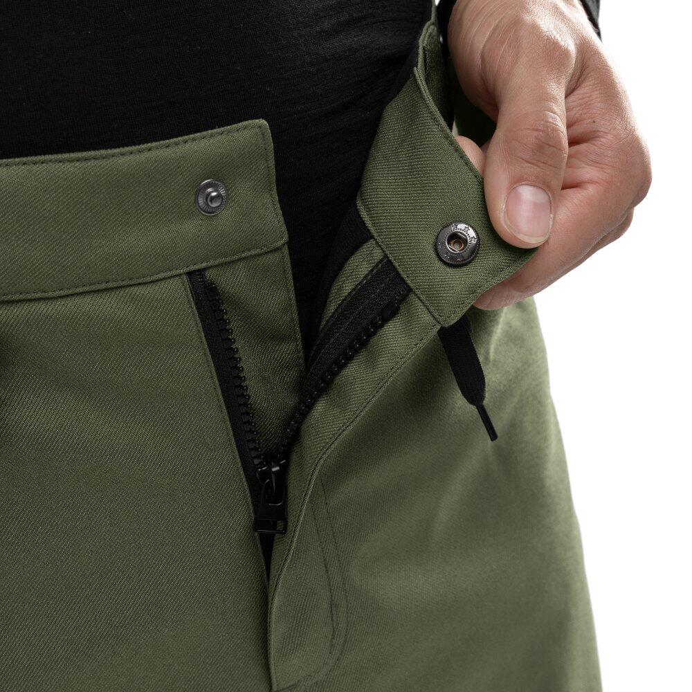 Pantalon snowboard hardshell homme Sports d'hiver P2 Taiga Vert 4/8