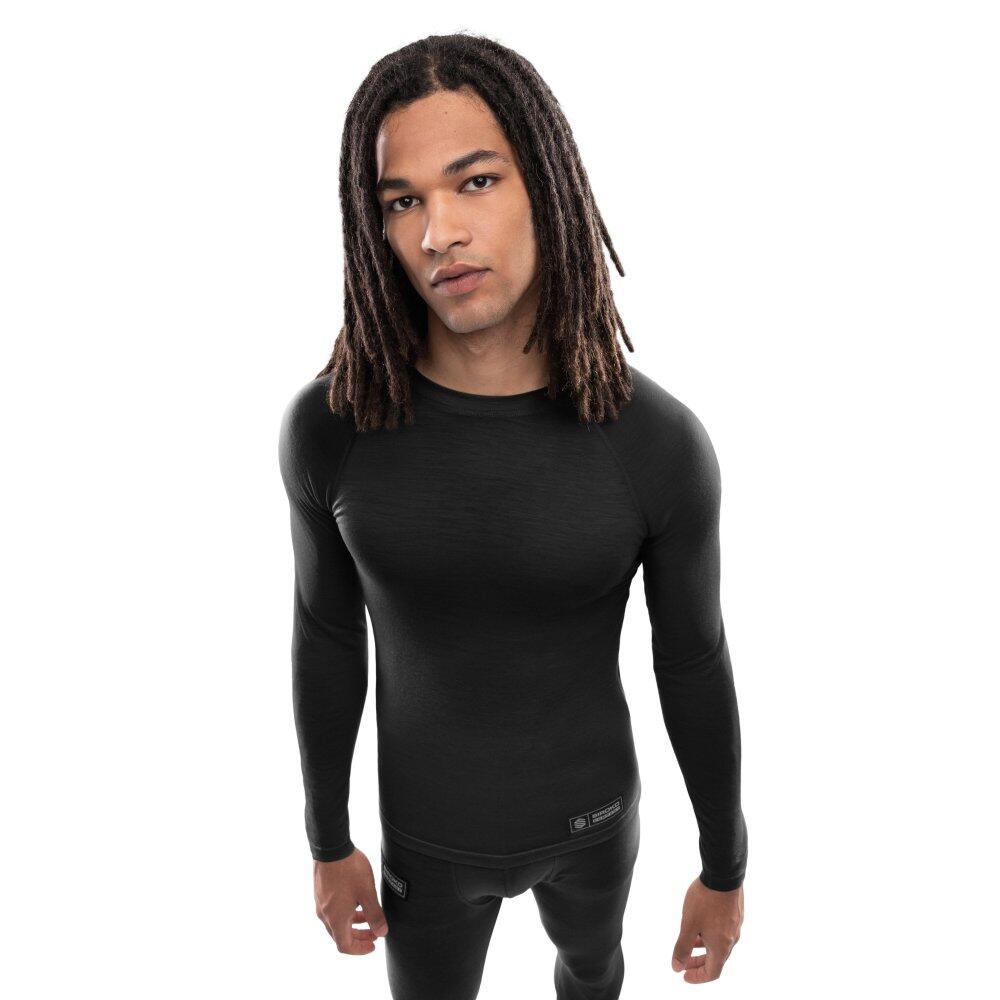 Camisola interior lã homem Desportos de inverno Ultimate Thermal Preto