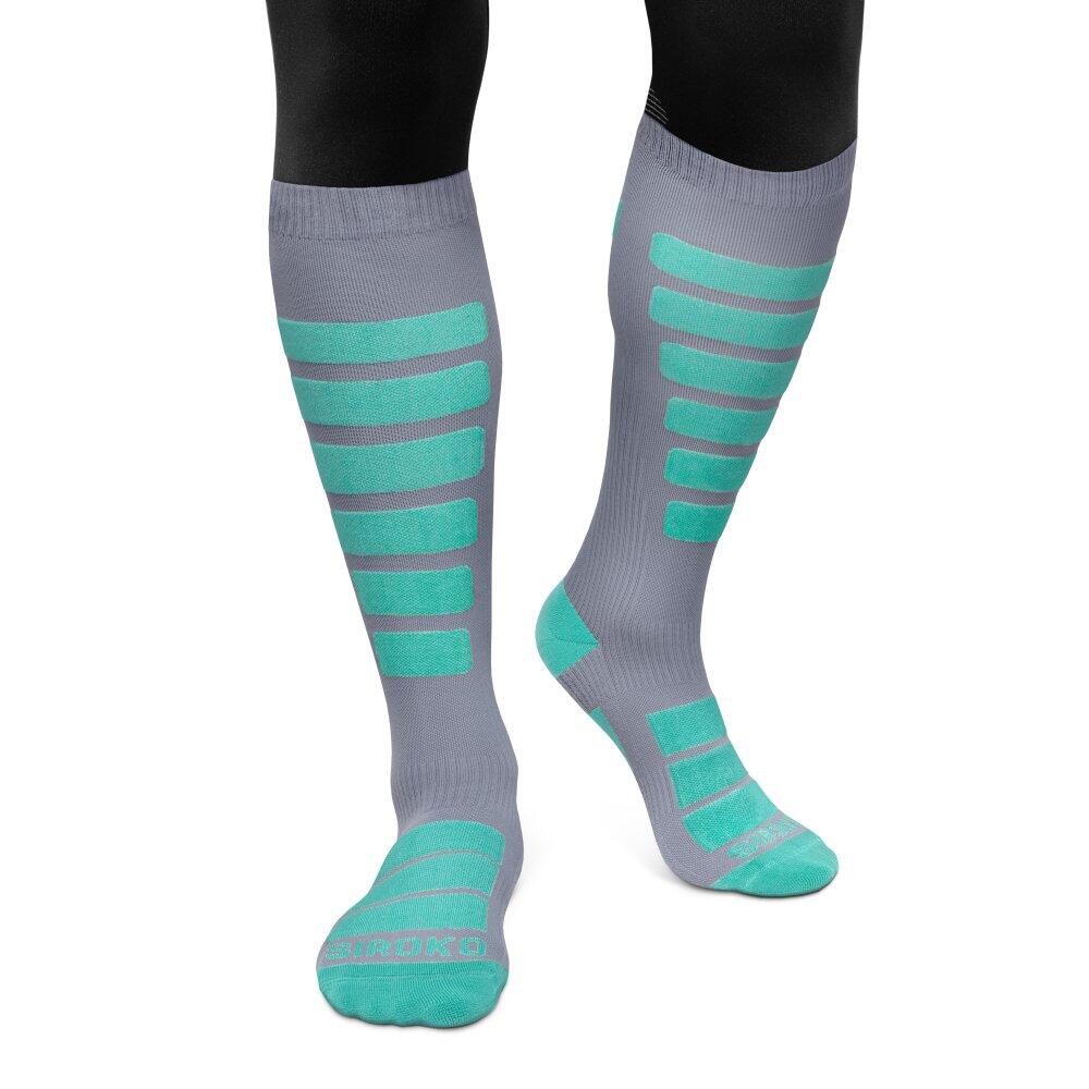 Men & Women Winter sports Snowboard socks Aoraki Crevasse Grey