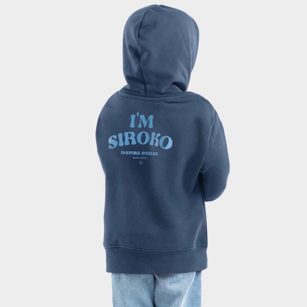 Kinder Lifestyle Kapuzenpullover Jungen Band Blau 2/7