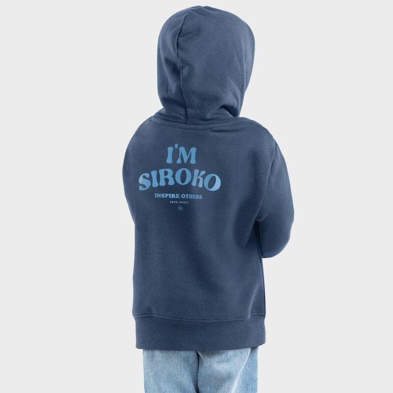 Sweatshirt cu glugă pentru băieți Band Albastru