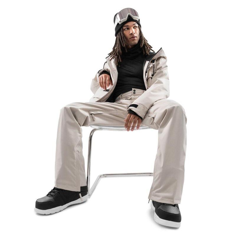Pantaloni de zăpadă premium bărbați SRX Champery Bej