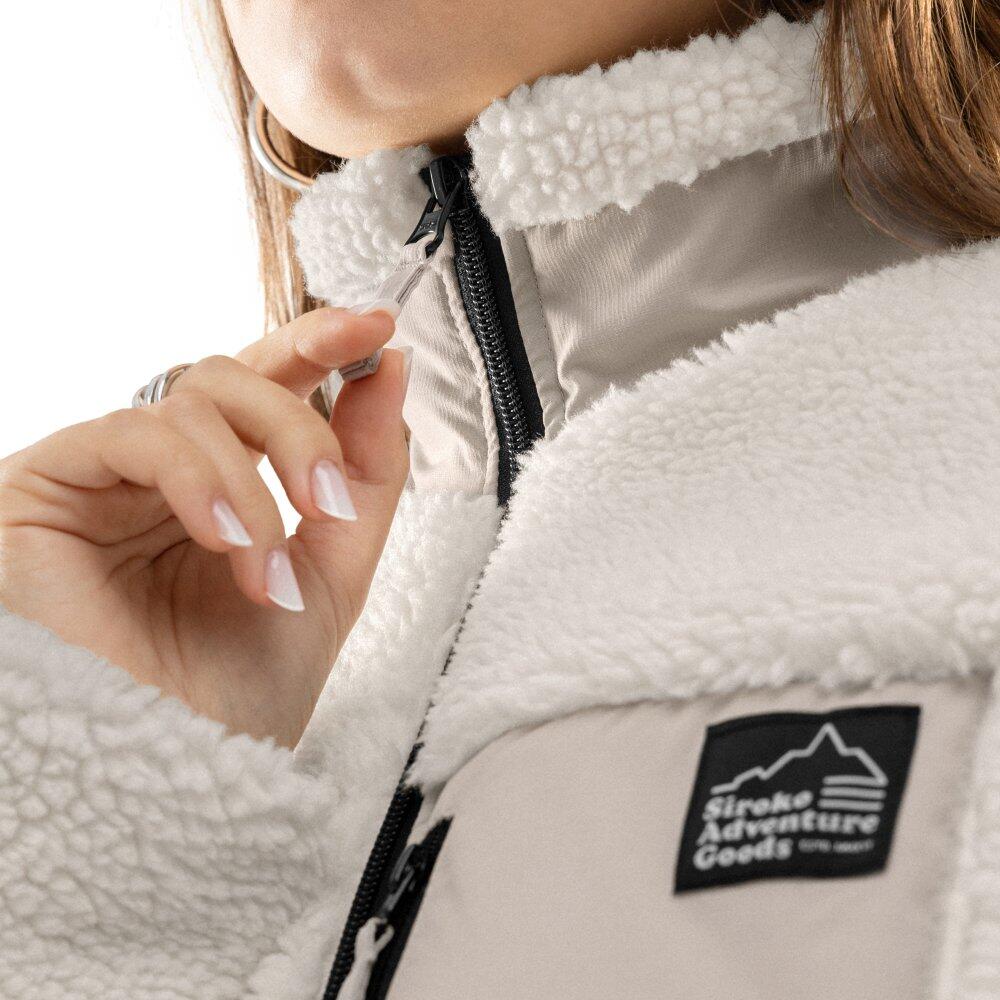Veste sherpa femme Lifestyle Inari-W Beige 4/8