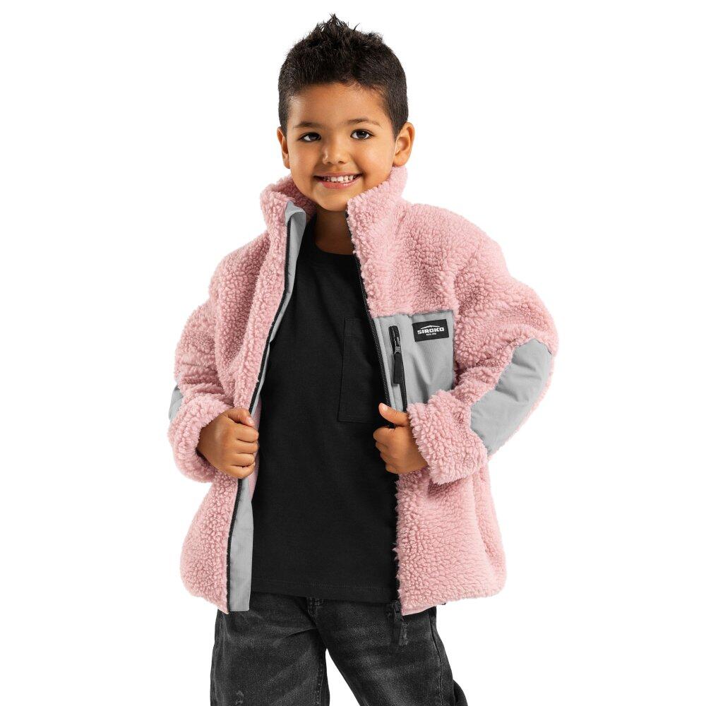 Casaco de sherpa para rapaz lifestyle crianças fairy rosa