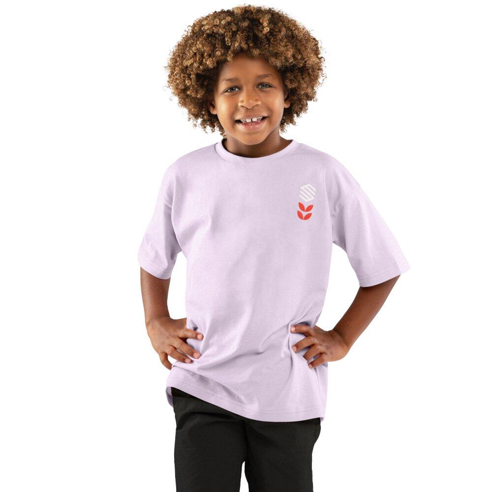 SIROKO Kids Lifestyle Boys’ short sleeve cotton T-shirt Lully Purple