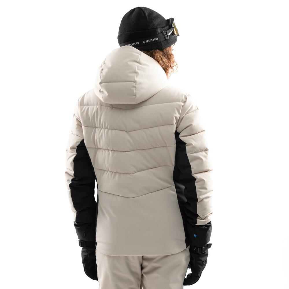 Chaqueta de esquí mujer esquí y nieve W7-W Ylläs Beige 2/8