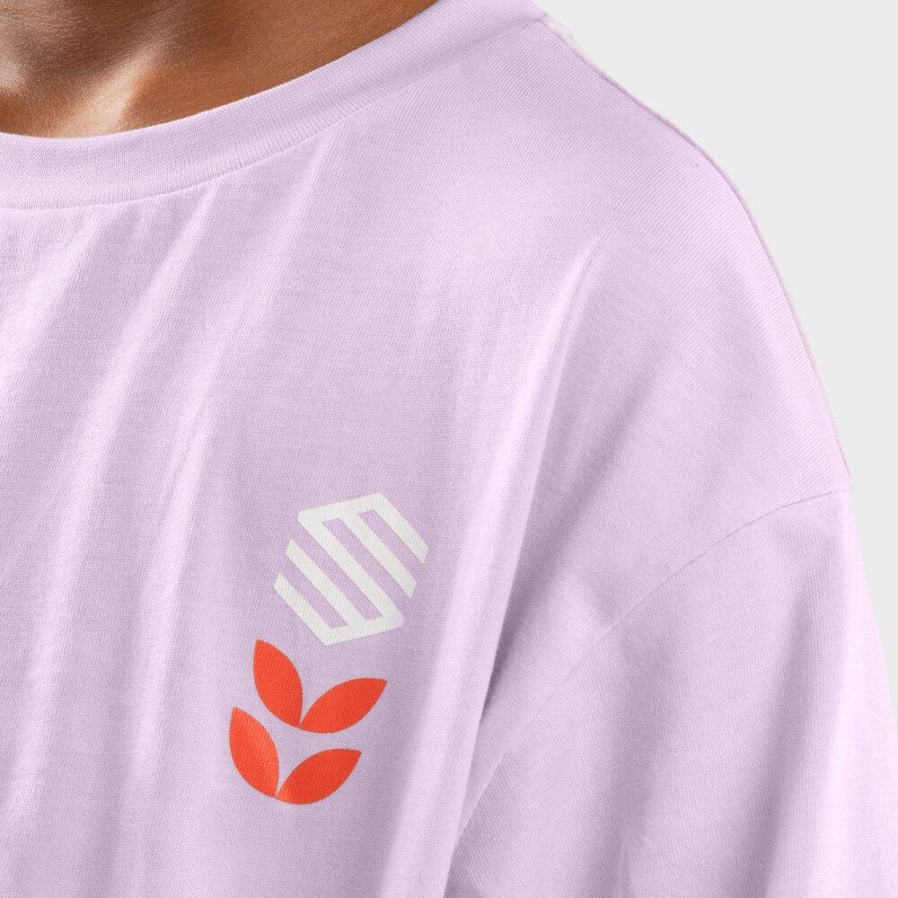 Kinder Lifestyle Kurzärmeliges Baumwoll-T-Shirt für Jungen Lully Lila 3/7