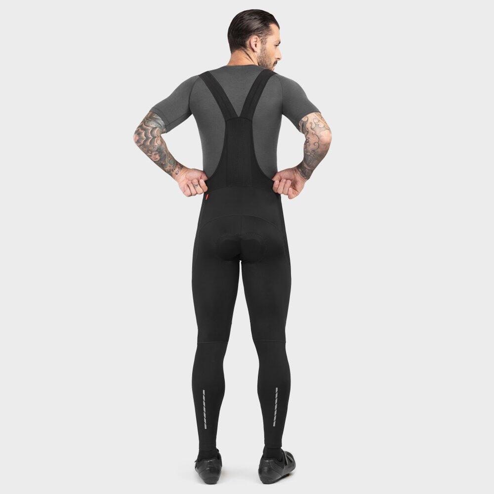 Salopette ciclismo a gamba lunga uomo Black Sea Nero 3/7