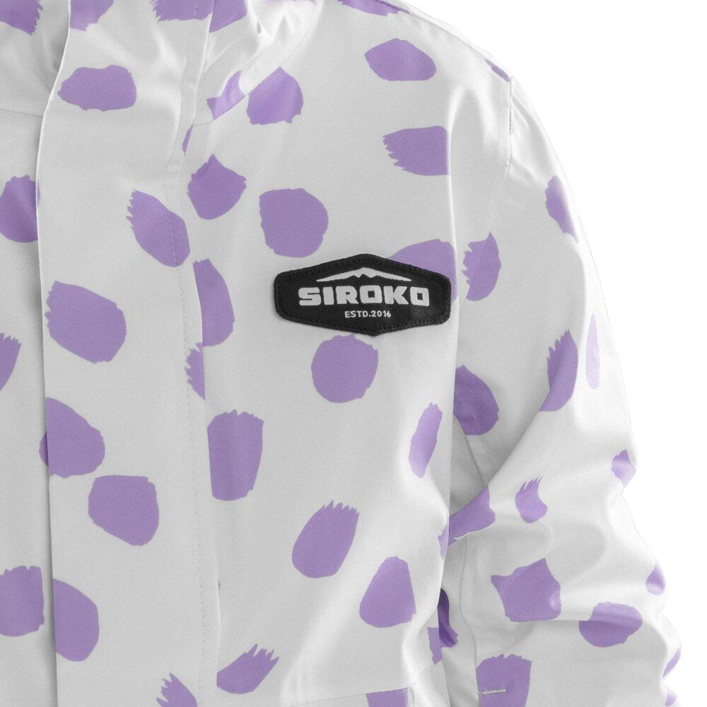 Veste snowboard KW1 Fay garçon blanche Sorona Aura 4/7
