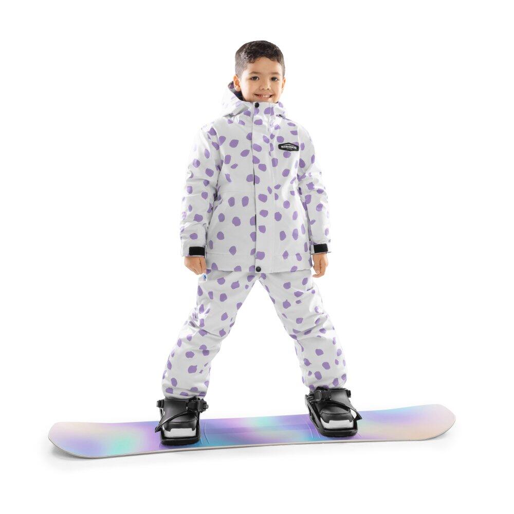Veste snowboard KW1 Fay garçon blanche Sorona Aura 3/7