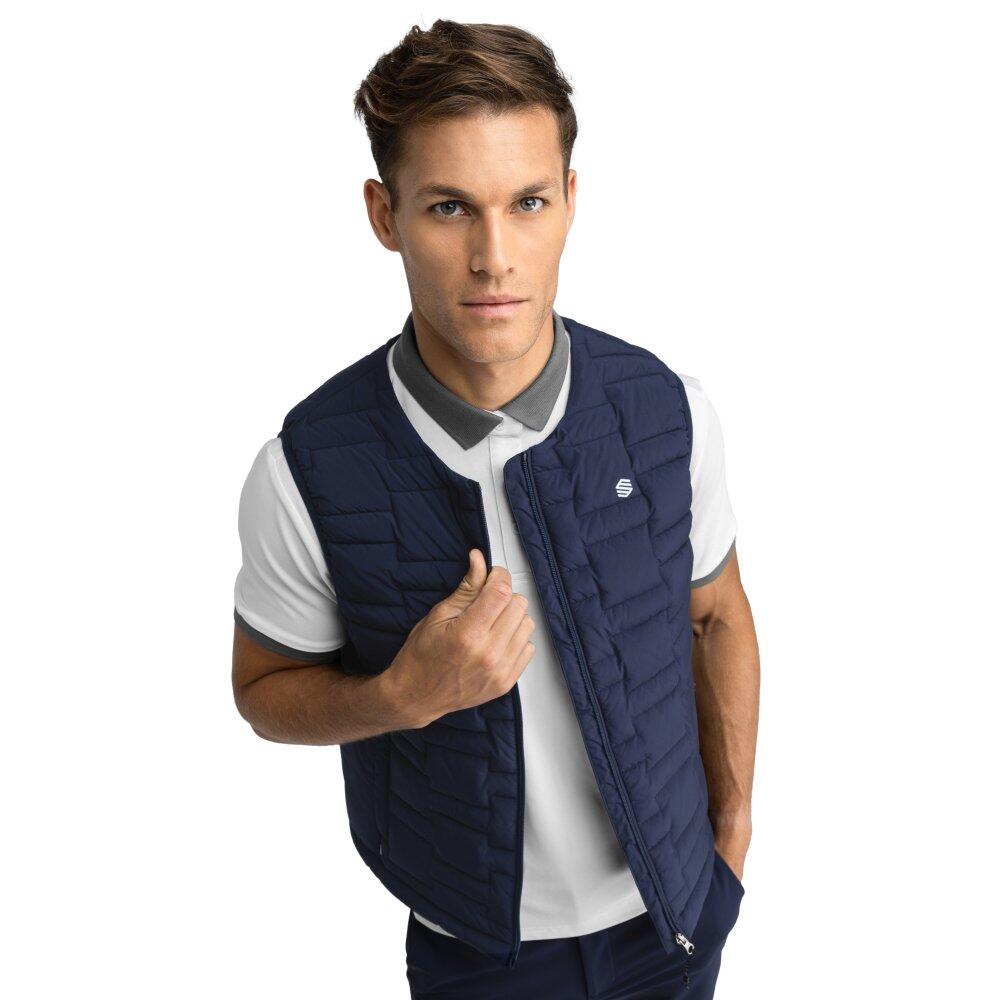 SIROKO Chaleco golf insulado hombre Royal Navy Azul Navy