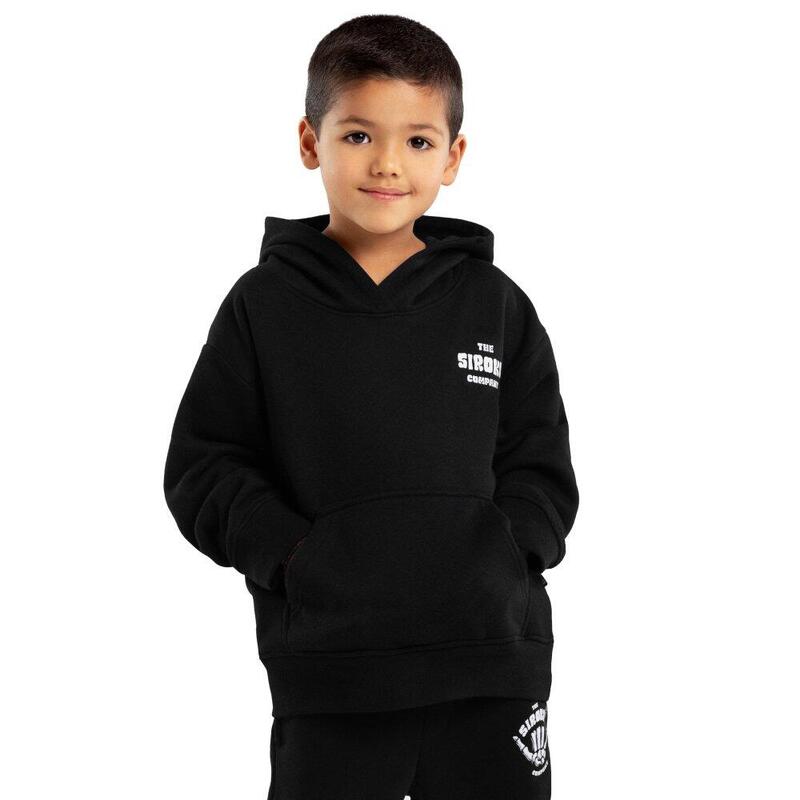 Bluza dresowa lifestyle z kapturem chłopięca Flow