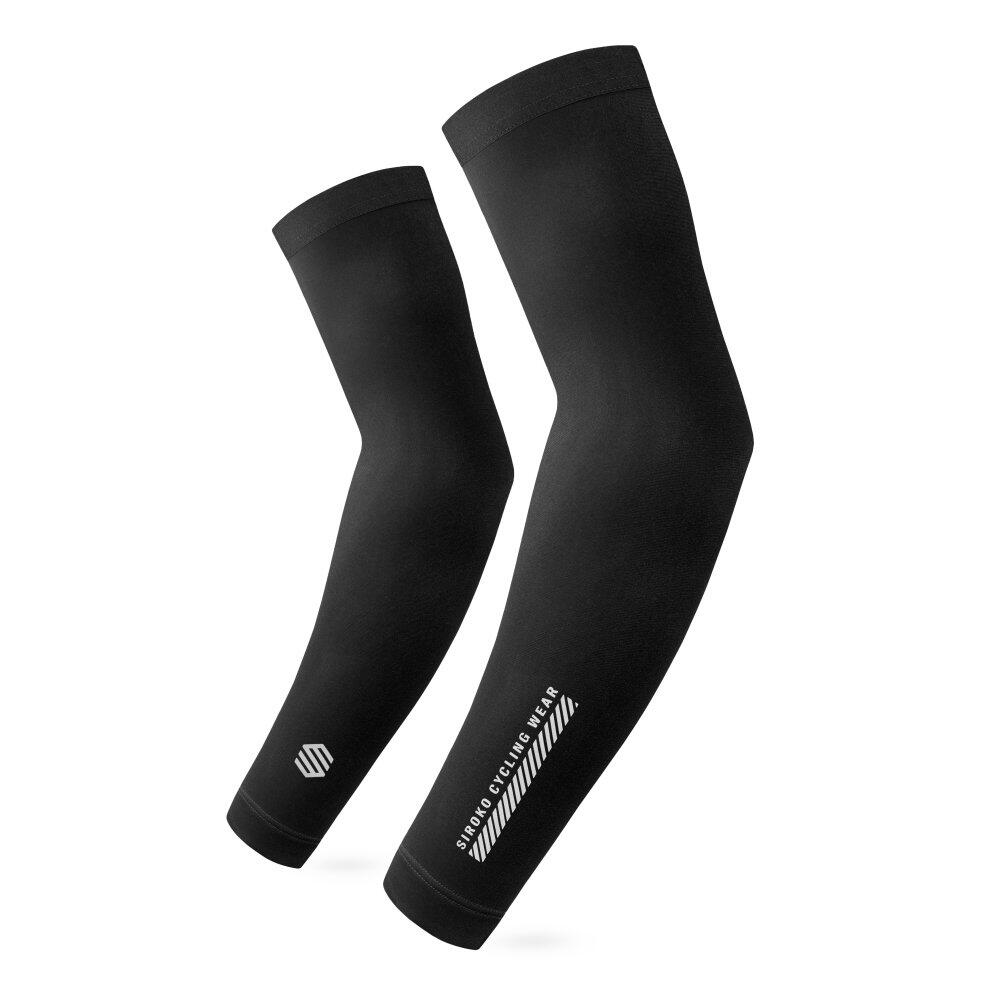 SIROKO Herren und Damen Radsport armlinge Armlinge Climatik Schwarz