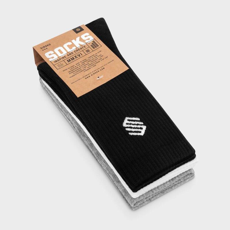 Șosete Crew 3-pack Step Negru