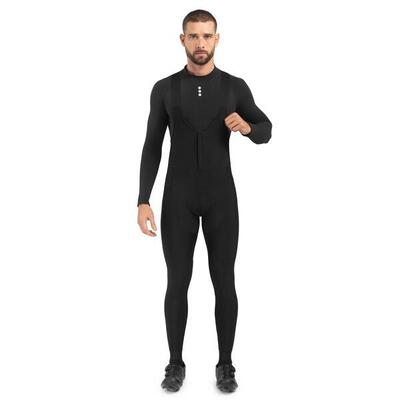 Herren Radsport winter-fahrradträgerhose für DW Troms Schwarz