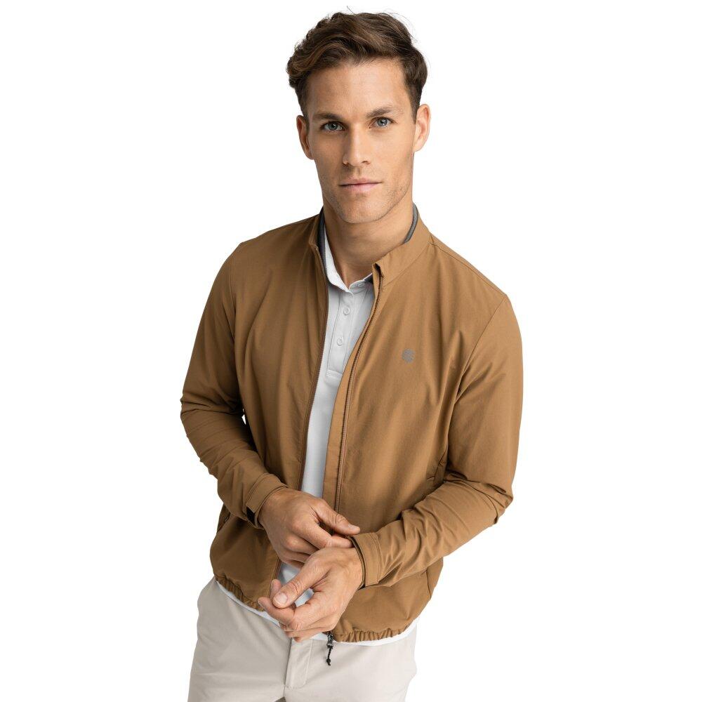 Men Golf 's rain jacket Muirfield Mustard Brown