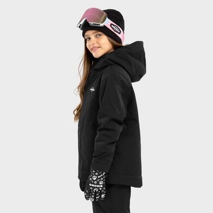 Veste snowboard fille Sports d'hiver Enfants KW1-G Rebel Noir