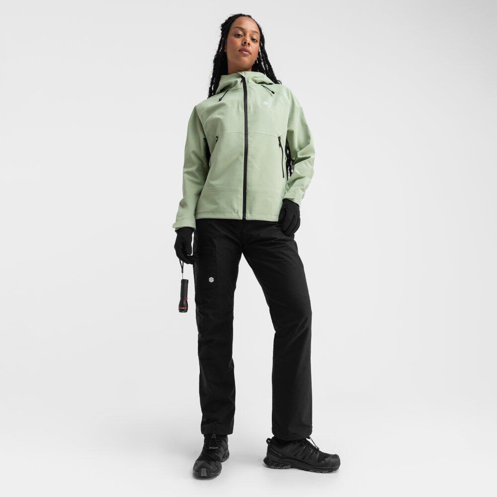 Veste randonnée hardshell femme Lac Léman Vert 3/8