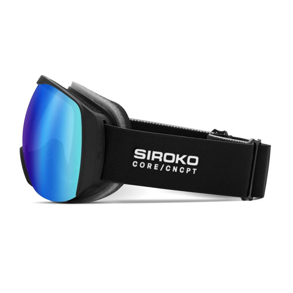 Kinderen Wintersport snowboard- en skibrillen voor G-CORE KIDS Frosting Zwart 3/7