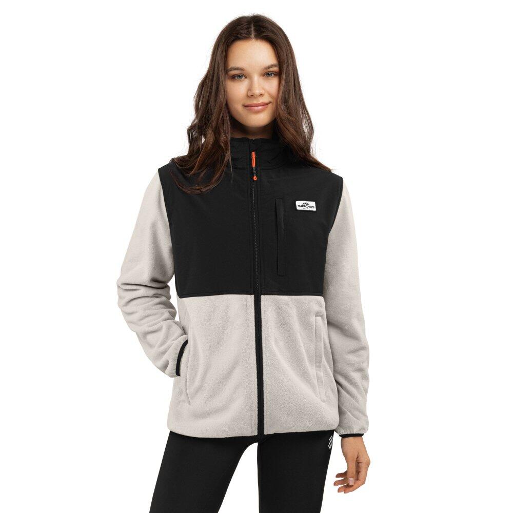 SIROKO Damen Wintersport ripstop fleecejacke für Brienz-W Beige