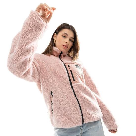 Damen Lifestyle sherpajacke für Madryn-W Rosa