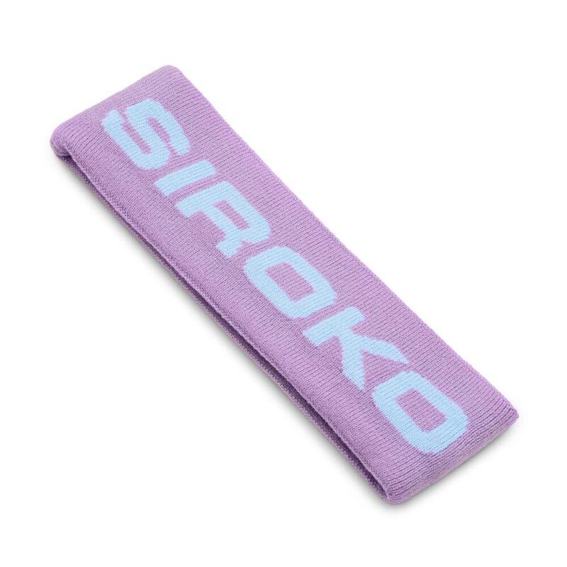 Men & Women Winter sports Snowboard ear warmer headband Adélie Purple