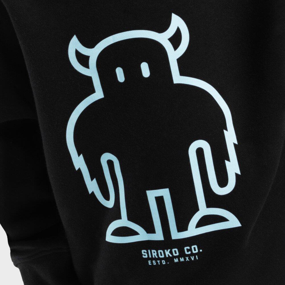 Sudadera de cuello redondo niña lifestyle Niños y Niñas Furry-G Negro 4/7