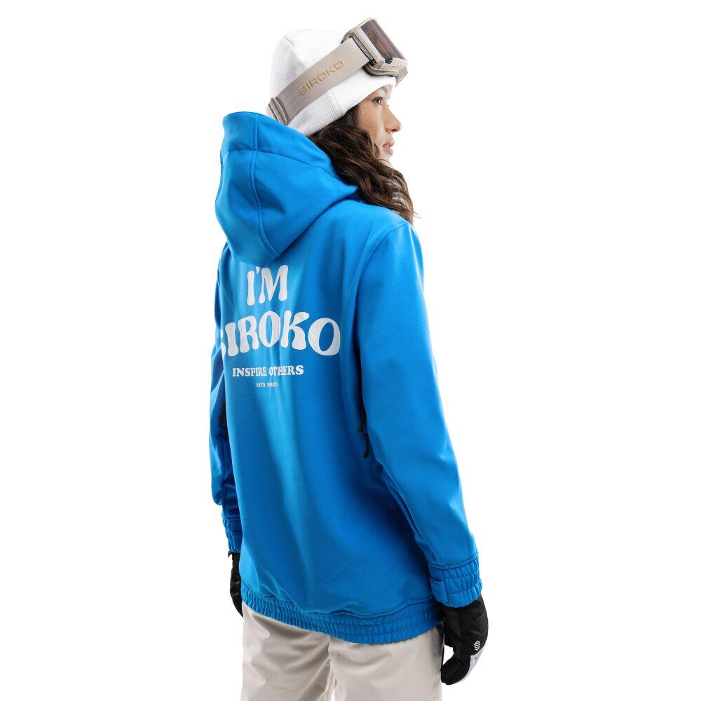 Dames Wintersport snowboardjas W3-W Ollie Blauw 2/7