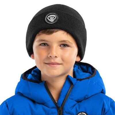 Kinderen wintersport kinder wintermuts untamed zwart