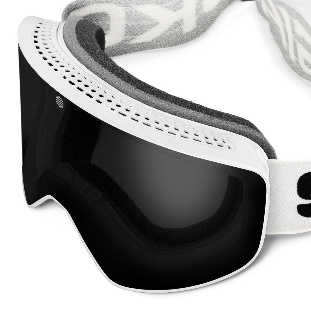 Máscara de ski Desportos de inverno Homem e mulher GX Ampezzo Branco 4/7