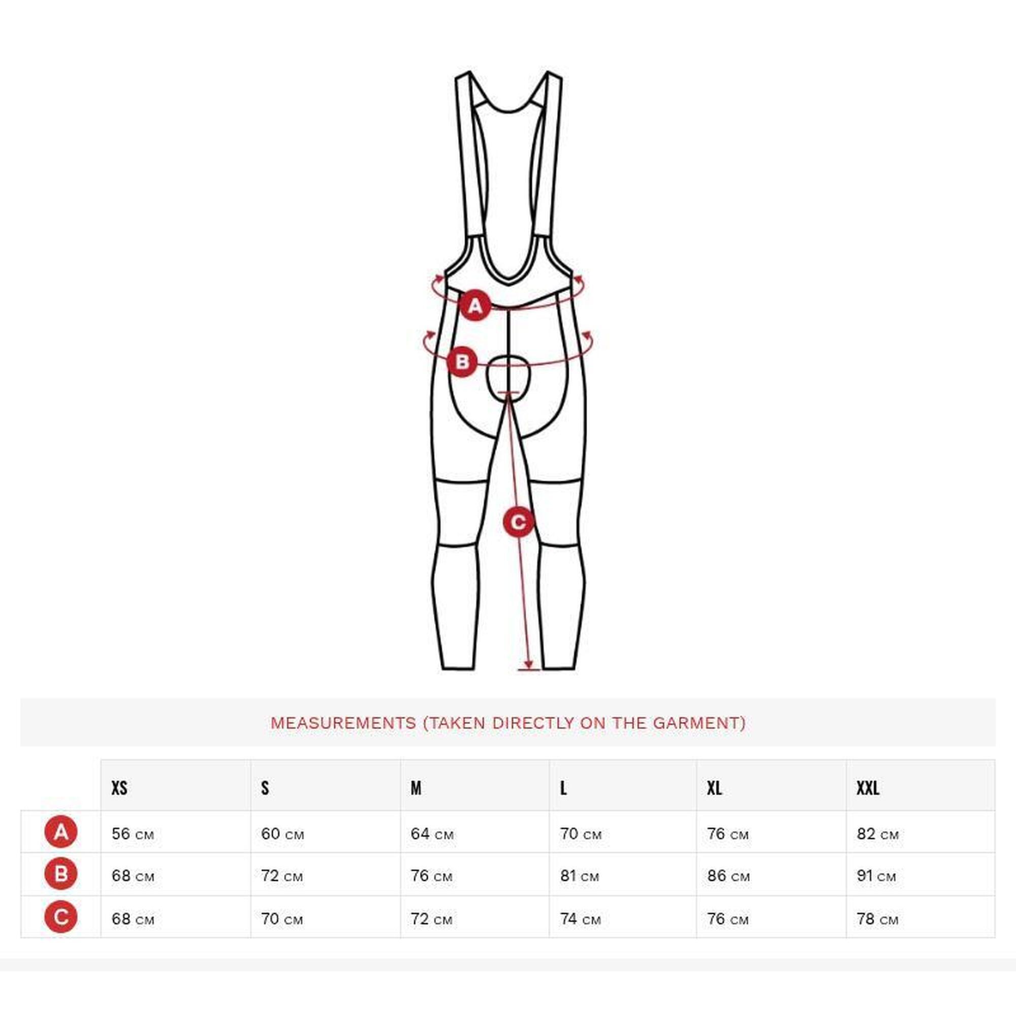 Cuissard vélo long homme Cyclisme SRX Supreme Noir