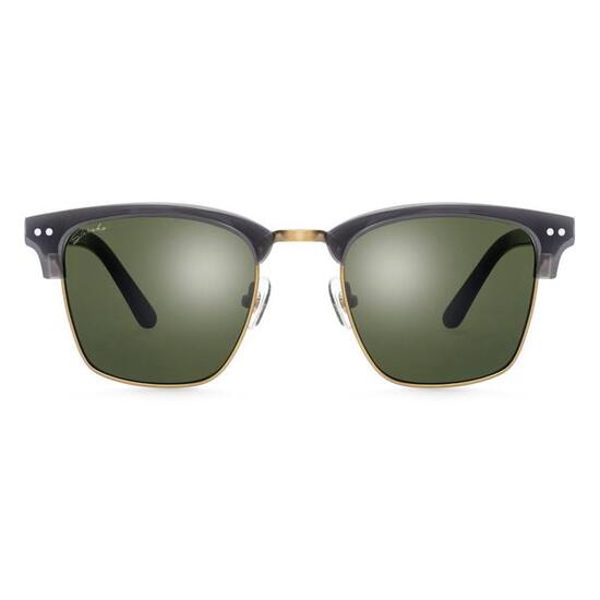 Lunettes de soleil fashion acier inox Lifestyle Homme et Femme Hudson Noir