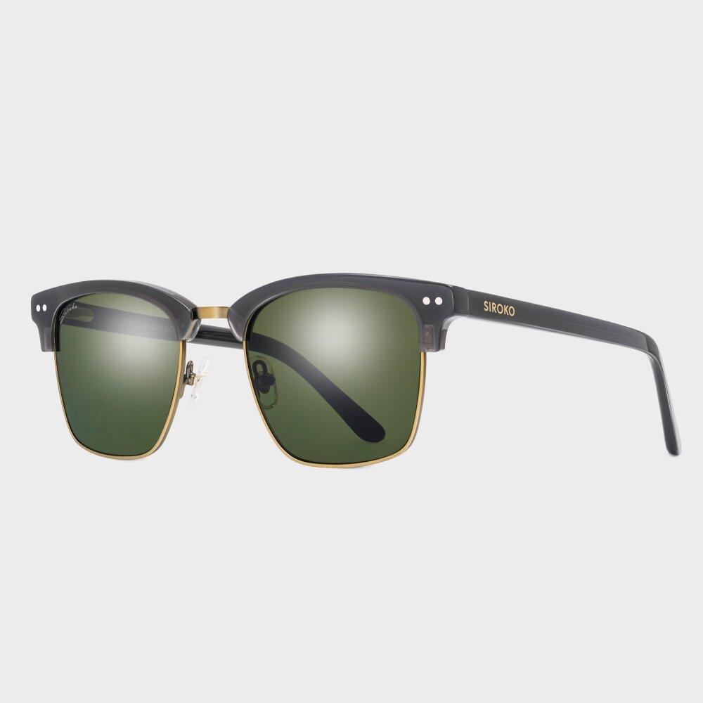 Lunettes de soleil fashion acier inox Lifestyle Homme et Femme Hudson Noir 2/7