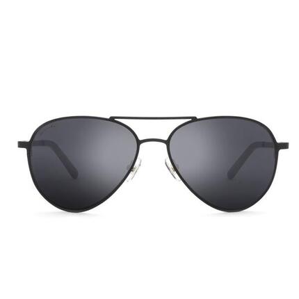 Herren und Damen Lifestyle Pilotenbrille aus Edelstahl Monza Schwarz