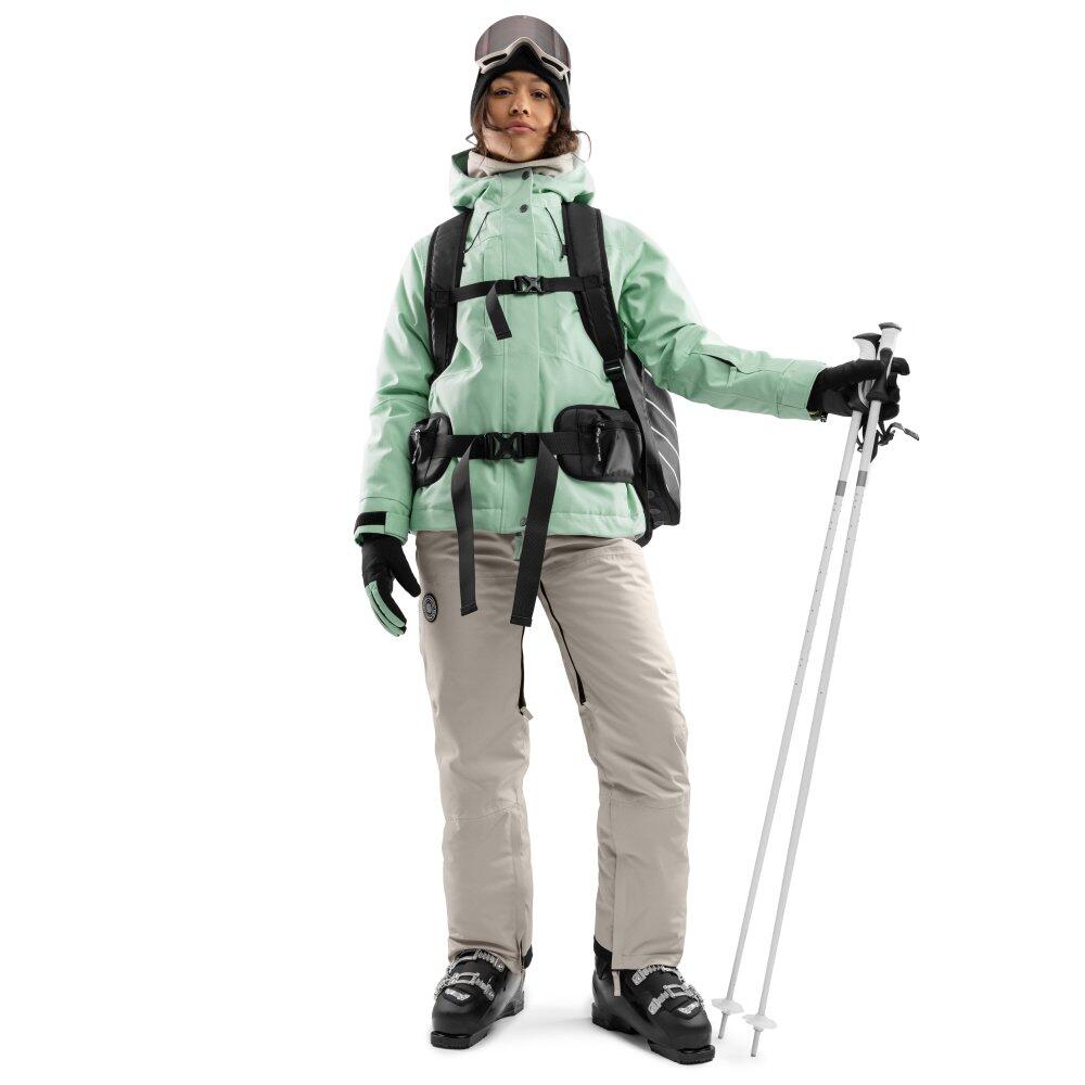 Women Winter sports 's snowboard jacket W4-W Couloir Green 3/8